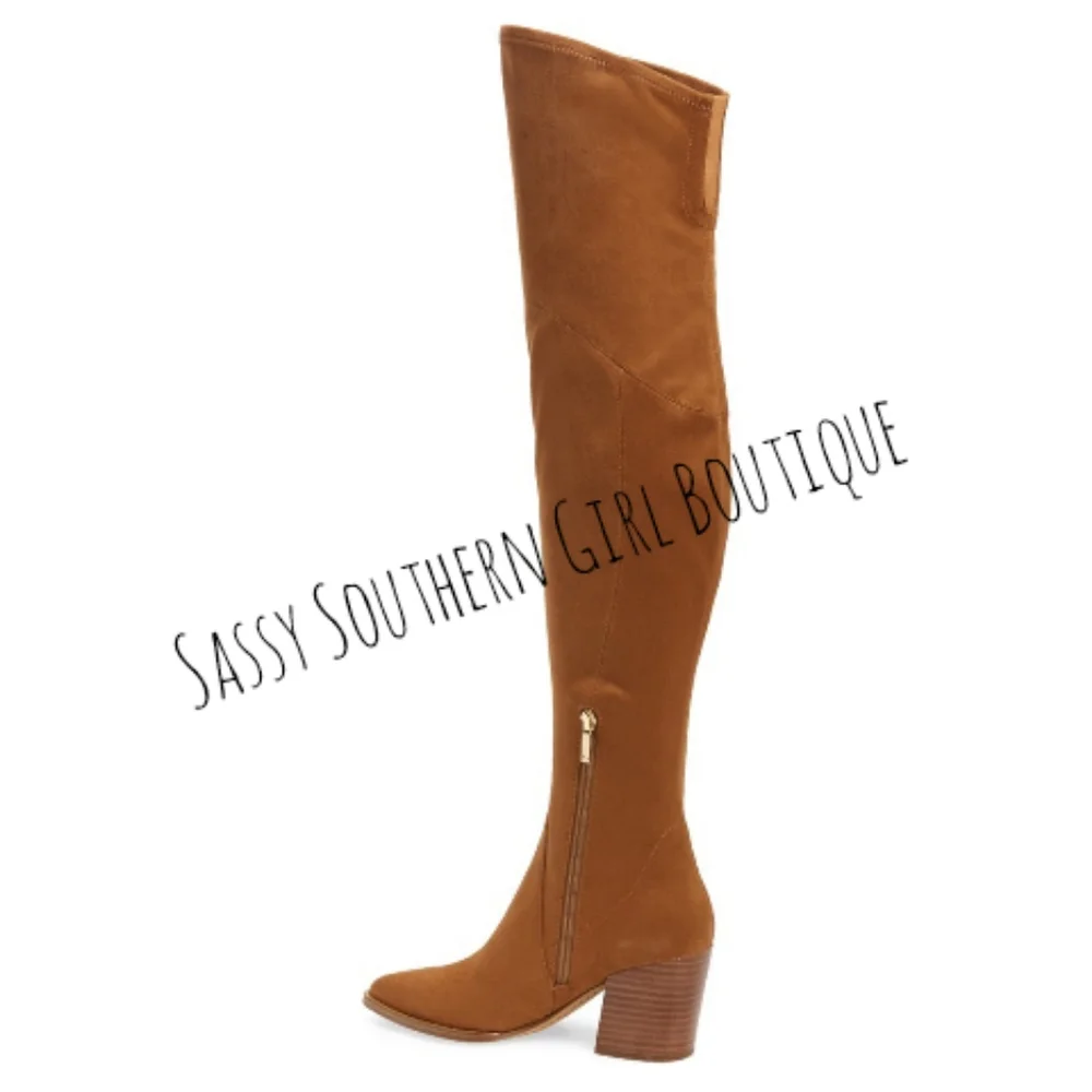 🆕⭐Marc Fisher tan over the knee boots